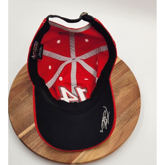 NASCAR Racing #14 Baseball Cap Tony Stewart Red Hat Strap Back Chase Authentics - Picture 7 of 9